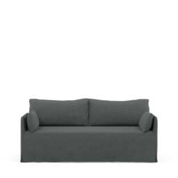 Nicholson Loose Cover Sofa 200cm - Linen: Iron