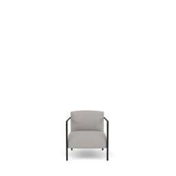 Fold Outdoor Armchair Without Arms - Dolce: Pewter