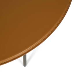 Six Leg Coffee Table Cognac 90cm - thumbnail 5