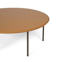 Six Leg Coffee Table Cognac 90cm - thumbnail 4