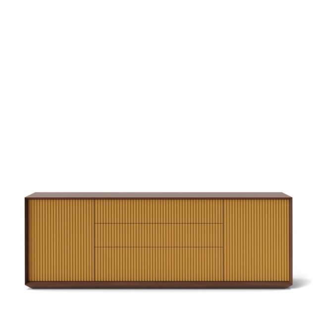 Pillar Sideboard Walnut & Ochre - image 1