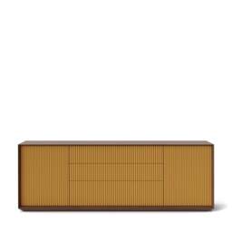 Pillar Sideboard Walnut & Ochre