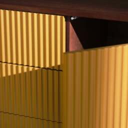 Pillar Sideboard Walnut & Ochre - thumbnail 5