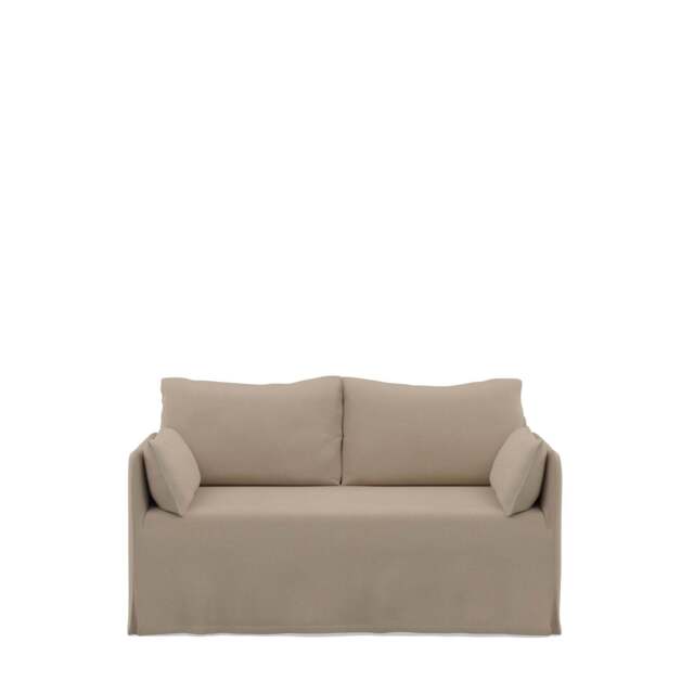 Nicholson Loose Cover Sofa 160cm - Linen: Flax