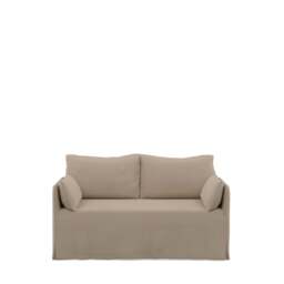 Nicholson Loose Cover Sofa 160cm - Linen: Flax