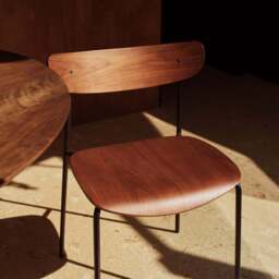 Orby Dining Chair Walnut - thumbnail 4