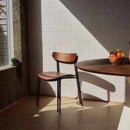 Orby Dining Chair Walnut - thumbnail 5