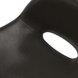 Cross Leg Counter Stool Tosca Leather Black - thumbnail 6