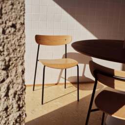 Orby Dining Chair Oak - thumbnail 2