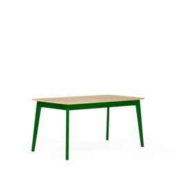 Ninety Extending Dining Table Oak & Signal Green 160-240cm - thumbnail 6