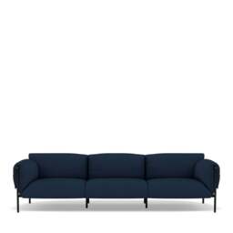 Fold Indoor 3-Seater Sofa With Arms - thumbnail 1