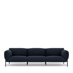Fold Indoor 3-Seater Sofa With Arms - thumbnail 2