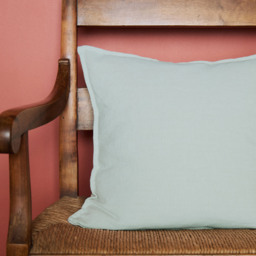 Wallis Linen Cushion Cover Celadon 50 x 50cm - thumbnail 3