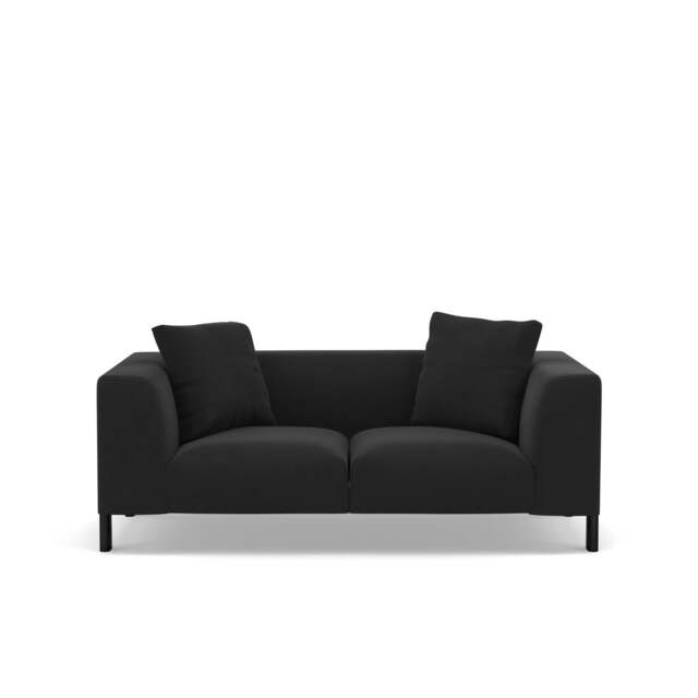 Sloan 2-Seater Sofa - Giada Textured Chenille: Charcoal