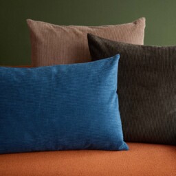 Miller Corduroy Velvet Cushion Cover Petrol 40 x 60cm - thumbnail 3