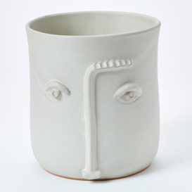 Face Vase in White 18cm By The Conran Shop