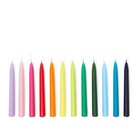 Rainbow Set of 12 Candles By The Conran Shop