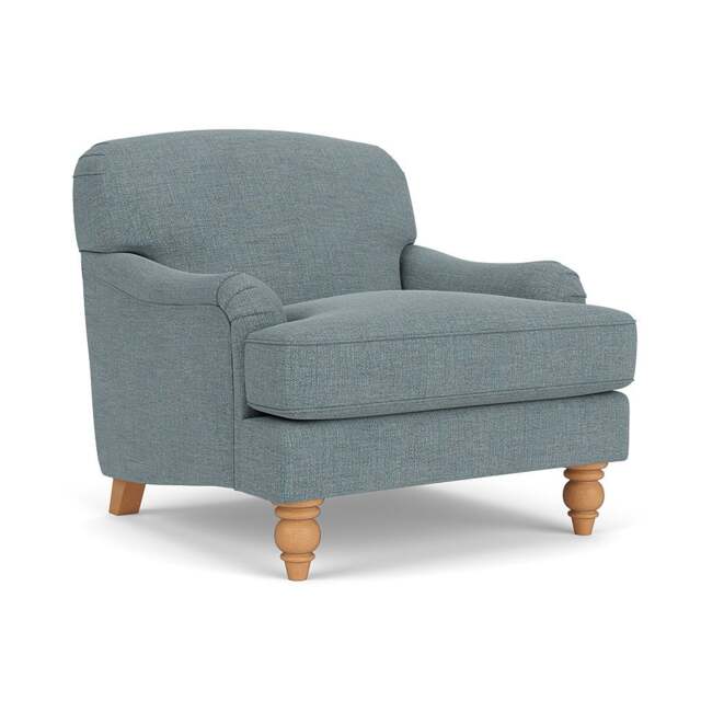 Armchair - Teal marl - Rustic Weave - Ashbee - The Cotswold Company - image 1