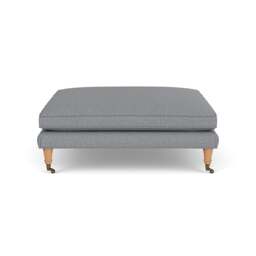 Foot Stool - Blue Marl - House Weave - Taylor Small - The Cotswold Company - thumbnail 3