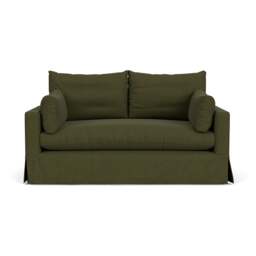 Large 2 Seater Sofa - Forest Green - House Linen Mix - Ashton - The Cotswold Company - thumbnail 2