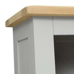 Tall Slim Bookcase - Chester Dove Grey - The Cotswold Company - thumbnail 4