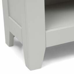 Tall Slim Bookcase - Chester Dove Grey - The Cotswold Company - thumbnail 6