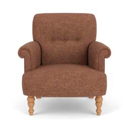 Armchair - Brick Marl - Aquaclean Oxford - Harriet - The Cotswold Company - thumbnail 2