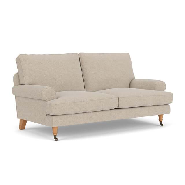 Large 2 Seater Sofa - Natural - Rustic weave - Stewart - The Cotswold Company - image 1
