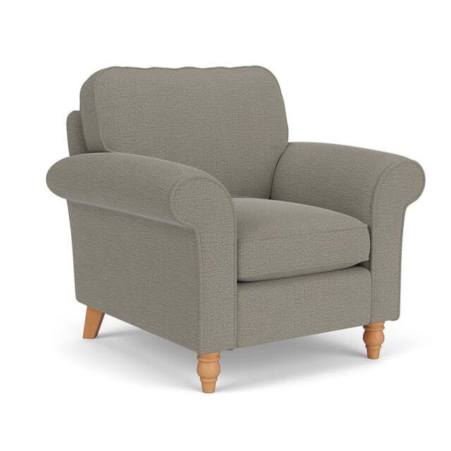 Armchair - Flax - Rustic weave - Hurley - The Cotswold Company - image 1