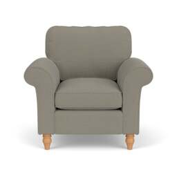 Armchair - Flax - Rustic weave - Hurley - The Cotswold Company - thumbnail 2