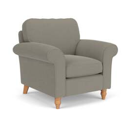 Armchair - Flax - Rustic weave - Hurley - The Cotswold Company