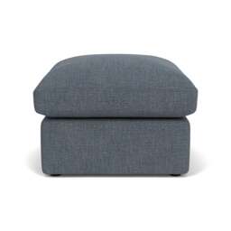 Foot Stool - Indigo - Rustic Weave - Clarke Small - The Cotswold Company - thumbnail 3