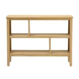 Berkeley Nordic Oak Low and Wide Bookcase - The Cotswold Company - thumbnail 2