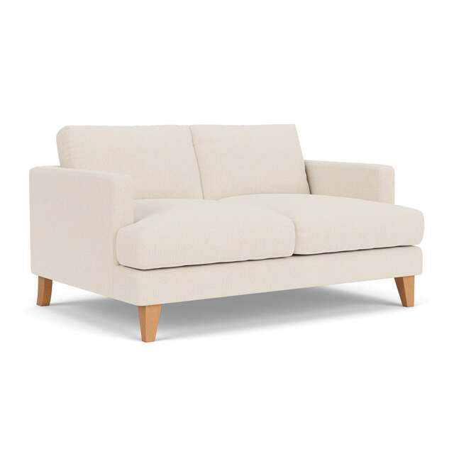 Large 2 Seater Sofa - Cream - House Weave - Jackson - The Cotswold Company - image 1