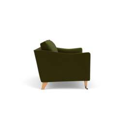 4 Seater Sofa - Forest Green - Matt Velvet - Robinson - The Cotswold Company - thumbnail 3