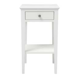 Narrow Bedside Table - Chantilly Warm White - The Cotswold Company - thumbnail 4