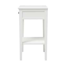 Narrow Bedside Table - Chantilly Warm White - The Cotswold Company - thumbnail 6