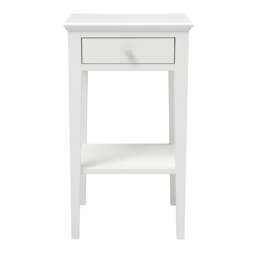 Narrow Bedside Table - Chantilly Warm White - The Cotswold Company - thumbnail 5