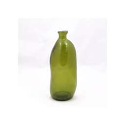 Simplicity Blown Glass 35cm Olive Green - Vase - The Cotswold Company - thumbnail 3