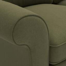 2 Seater Sofa - Forest Green - House Linen Mix - Hurley - The Cotswold Company - thumbnail 4