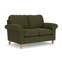 2 Seater Sofa - Forest Green - House Linen Mix - Hurley - The Cotswold Company