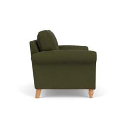 2 Seater Sofa - Forest Green - House Linen Mix - Hurley - The Cotswold Company - thumbnail 3