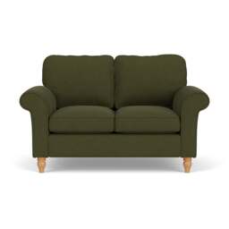 2 Seater Sofa - Forest Green - House Linen Mix - Hurley - The Cotswold Company - thumbnail 2