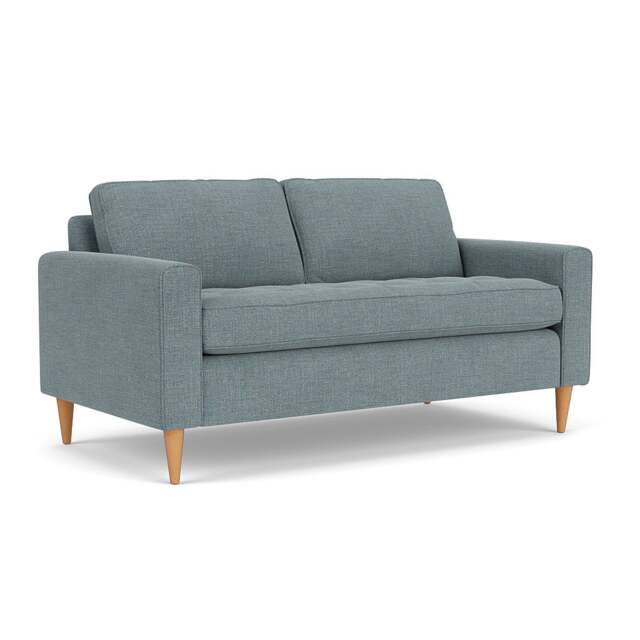 Large 2 Seater Sofa - Teal marl - Rustic Weave - Saxon - The Cotswold Company - image 1