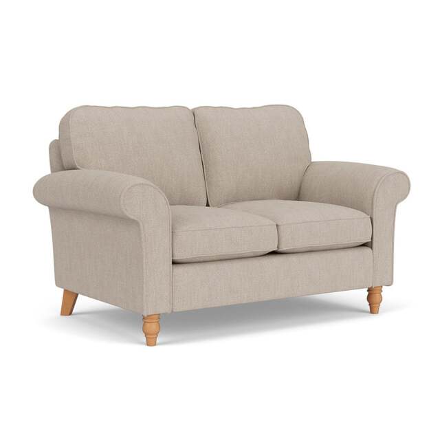 2 Seater Sofa - Natural - Luxury Italian Linen - Hurley - The Cotswold Company - image 1