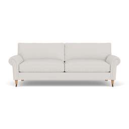 4 Seater Sofa - Grey - Broadway Stripe - Osbourne - The Cotswold Company - thumbnail 2