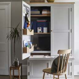 Hideaway Home Office - Chester Dove Grey - The Cotswold Company - thumbnail 4