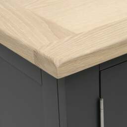 Large Shoe Cupboard - Chester Charcoal - The Cotswold Company - thumbnail 7