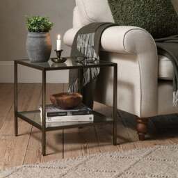 Side Table - Foxcote Brushed Bronze - The Cotswold Company - thumbnail 1