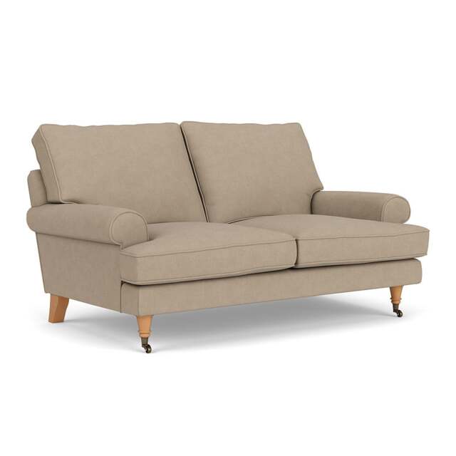 2 Seater Sofa - Natural - House Linen Mix - Stewart - The Cotswold Company - image 1